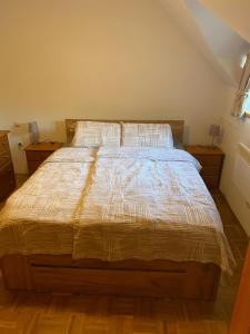 Giường trong phòng chung tại Marjetjca 40