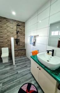 Koupelna v ubytování Tablas Seaview Homestay