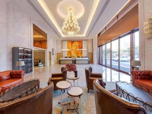 Posezení v ubytování 维也纳国际酒店汕头高铁站店