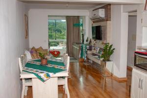 Dapur atau dapur kecil di Edifício Avenida