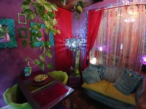 A seating area at MAISONETTE Fata Bislacca, calcata