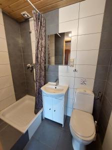 Ένα μπάνιο στο Domki Letniskowe Pod Orzechem Dziwnówek-Wrzosowo