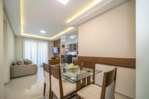 Μια τηλεόραση ή/και κέντρο ψυχαγωγίας στο Apartamento Palazzo Em bominhas