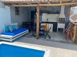 Sân trong/khu vực ngoài trời tại Casa temporada Santa Cruz Cabrália