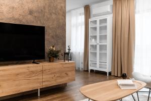 TV a/nebo společenská místnost v ubytování Residence Mrázova