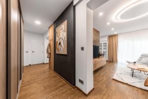 TV a/nebo společenská místnost v ubytování Residence Mrázova