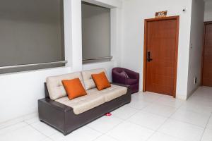 Χώρος καθιστικού στο Cacique Hotel