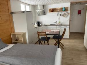 Kuchyň nebo kuchyňský kout v ubytování Bijou 1 Hübsche 1 Zimmer Wohnung