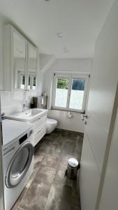 Kuchyň nebo kuchyňský kout v ubytování Gästewohnung Schlossblick
