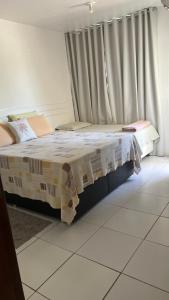 Giường trong phòng chung tại Casa Olinda