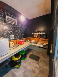 Kuchyň nebo kuchyňský kout v ubytování Relax Apartment Toppass