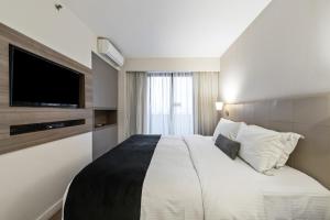 Cama ou camas em um quarto em Staybridge Suites São Paulo by IHG