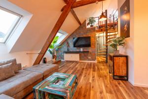 Μια τηλεόραση ή/και κέντρο ψυχαγωγίας στο Exklusives Loft - Stylisch - Gemütlich - Citynah