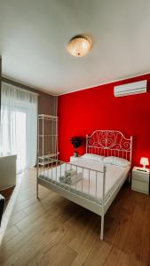 Postel nebo postele na pokoji v ubytování Bella Mare Suites - Formia