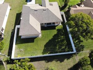 an overhead view of a house with a roof at The Elegant Suite in Shared House in Cape Coral