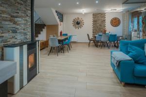 A seating area at La Olma