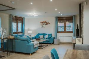 A seating area at La Olma