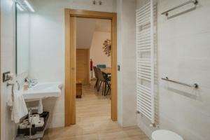 A bathroom at La Olma