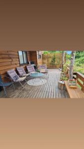 En balkon eller terrasse på Casa cerro