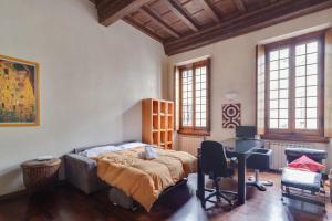Posteľ alebo postele v izbe v ubytovaní Tornabuoni Apartment