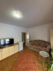 TV a/nebo společenská místnost v ubytování Apartmani IDILA