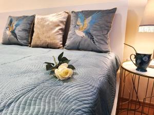 Posteľ alebo postele v izbe v ubytovaní Albina apartman