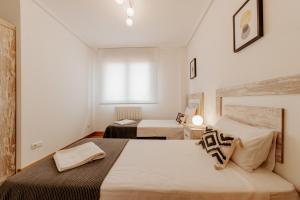 Posteľ alebo postele v izbe v ubytovaní Apartamento San Vicente de la Sonsierra Confort