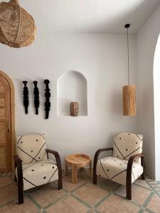 Гостиная зона в RIAD OASIS D'ASILAH