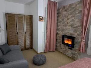 Posezení v ubytování Sun and view cozy apartment
