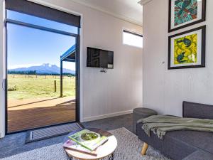 Üldine mäevaade või majutusasutusest Mangateitei Views - Rangataua Tiny Home pildistatud vaade