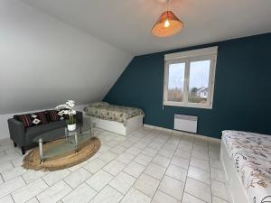 Posezení v ubytování Bienvenu au Karush, Proche château Chambord et Blois