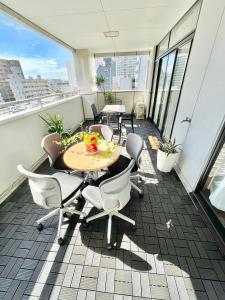 Posezení v ubytování Maria Hotel 宇都宮