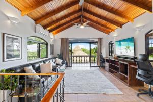 Et opholdsområde på Balu Retreat Center