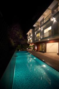 Bazén v ubytování Radha House Siolim A Boutique Hotel nebo v jeho okolí