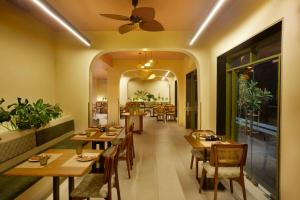 Restaurace v ubytování Radha House Siolim A Boutique Hotel