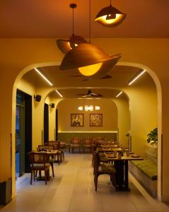 Posezení v ubytování Radha House Siolim A Boutique Hotel