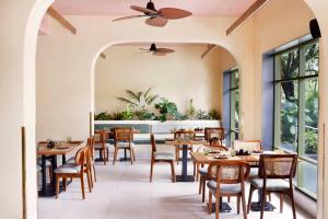 Restaurace v ubytování Radha House Siolim A Boutique Hotel