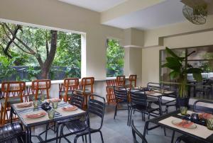 Restaurace v ubytování Radha House Siolim A Boutique Hotel