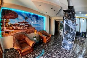 Posezení v ubytování Hotel Coralis