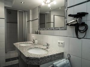 Et badeværelse på Apartment Flasch