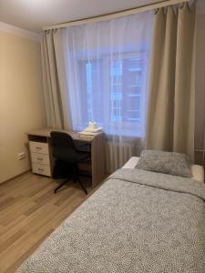 Postel nebo postele na pokoji v ubytování Peaceful Stay in Central Tallinn