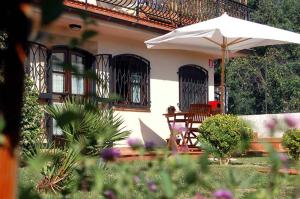 Zahrada ubytování B&B Hibiscus