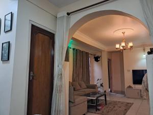 Χώρος καθιστικού στο Pagoda Homestay