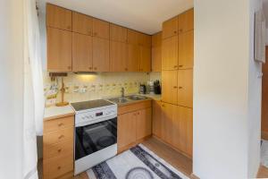 Кухня или мини-кухня в Apt Regina with balcony and parking
