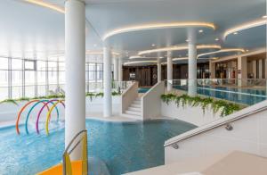 Bazén v ubytování POLANKI AQUA INDUSTRIAL nielimitowany dostęp do BASENÓW - SAUN - miejsce postojowe FREE nebo v jeho okolí