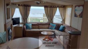 Χώρος καθιστικού στο Sea View Escape