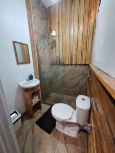 Koupelna v ubytování Hotel Cortez Azul