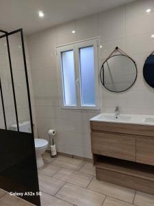 Phòng tắm tại Maison en Périgord