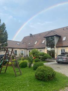 Zahrada ubytování ApartIzer Świeradów Zdrój