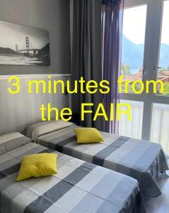 Postel nebo postele na pokoji v ubytování Hotel Canarino